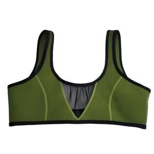 Hoaka Green Ryu Neoprene Swim Top